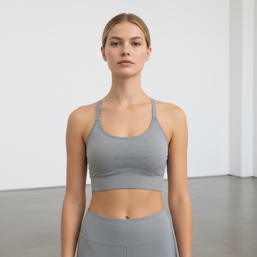 🤑5/$25 Primark Light Gray Sports Bra